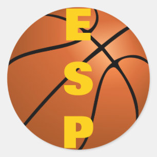 Sticker Rond Équipe d'Espagne de basket-ball