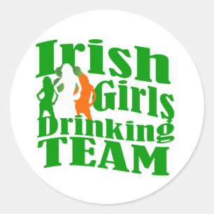 Sticker Rond Équipe d'Irlande