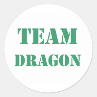 Sticker Rond Équipe Dragon