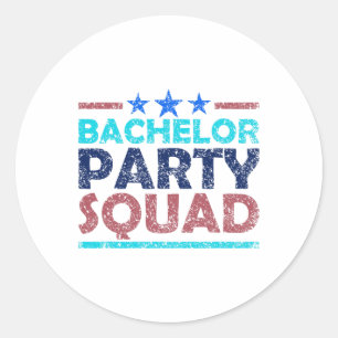 Sticker Rond Équipe EVJF Équipe Mariée Mari 2 