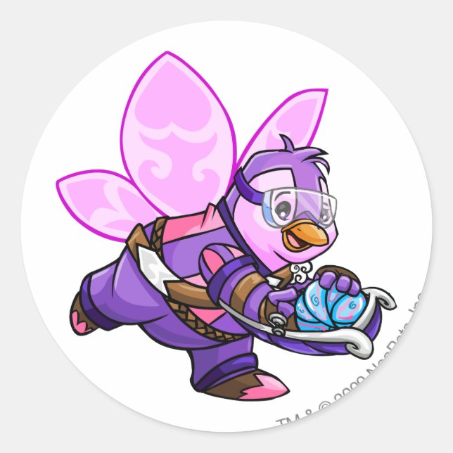 Sticker Rond Équipe Faerieland Capitaine 2 (Devant)