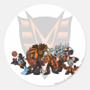 Sticker Rond Équipe Haunted Woods Group