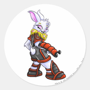 Sticker Rond Équipe Virtupets Space Station Capitaine 2