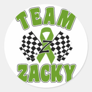 Sticker Rond Équipe Zacky