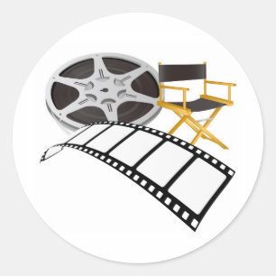 Sticker Rond équipements de cinéma