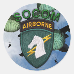 Sticker Rond ęr Socom spécial de vétérans de commande