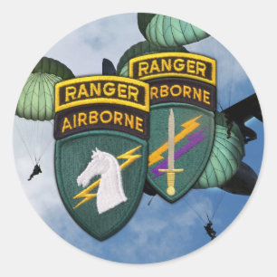 Sticker Rond ęr Socom Stic de vétérans de commande d'opérat