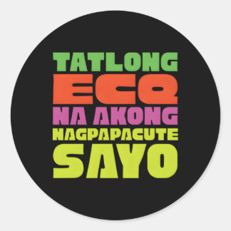 Sticker Rond Eraserheads Song Ecq Edition