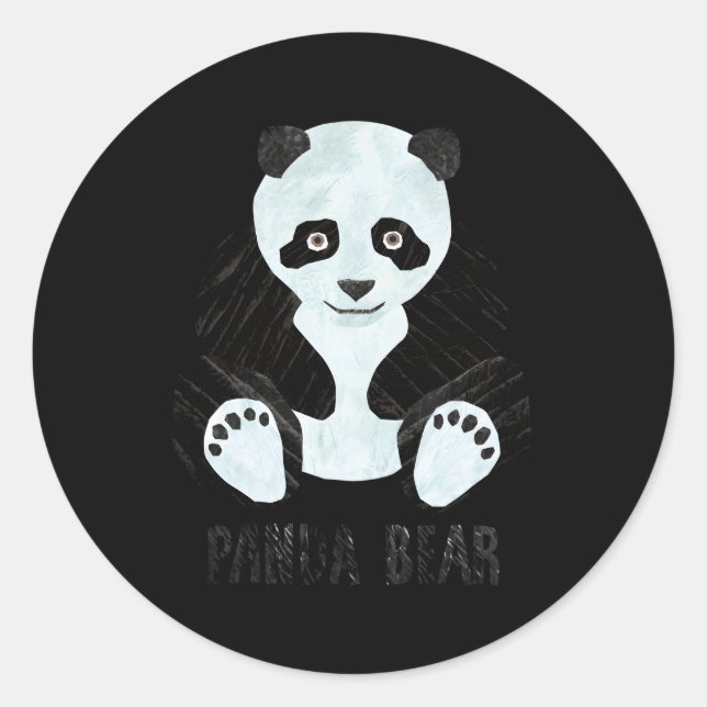 Sticker Rond Eric Carle Panda Bear (Devant)