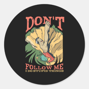 Sticker Rond Escalade