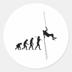 Sticker Rond Escalade de roche