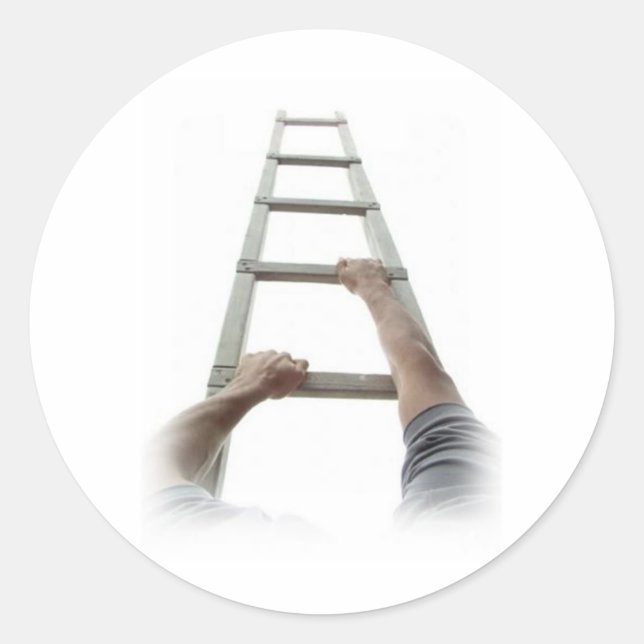 Sticker Rond Escalade L'échelle de Jacob (Devant)