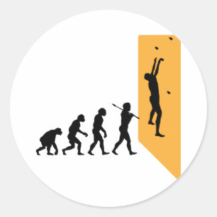 Sticker Rond Escalade murale