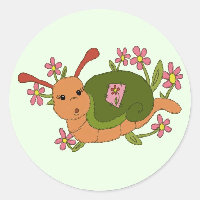 Sticker Rond Escargot (Devant)