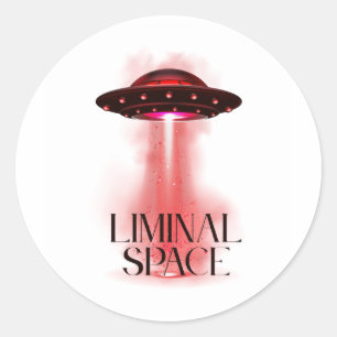 Sticker Rond espace liminal