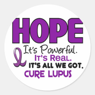 Sticker Rond ESPOIR 1 de lupus