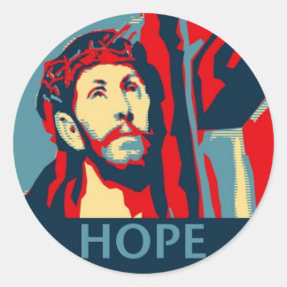 Sticker Rond Espoir de Jésus