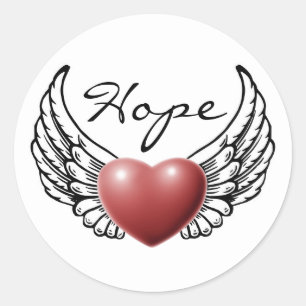 Sticker Rond Espoir sur Angel Wings