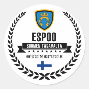 Sticker Rond Espoo