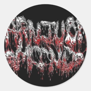 Sticker Rond esprit carnivore
