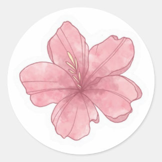 Sticker Rond esthétique estivale