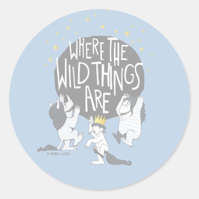 Sticker Rond Et ils ont fait leurs terribles larmes ! (Devant)