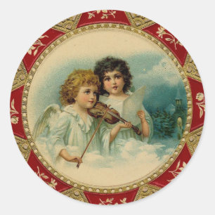 Sticker Rond Et Les Anges Chantent - Vacances