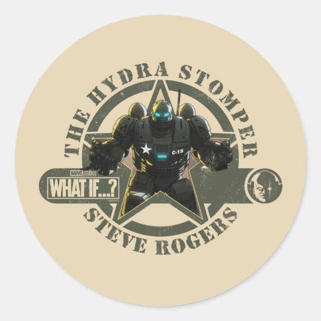 Sticker Rond Et Si... ? | L'Hydra Stomper Steve Rogers (Devant)