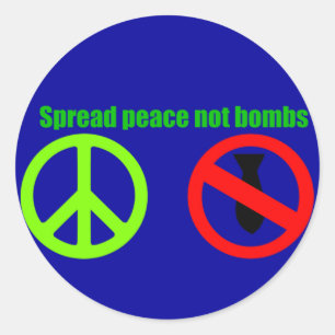 Sticker Rond étalons de paix