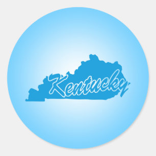 Sticker Rond État du Kentucky