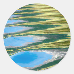 Sticker Rond États-Unis, Alaska, Glacier Bay National Park 5