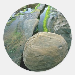 Sticker Rond États-Unis, Oregon, Shore Acres State Park