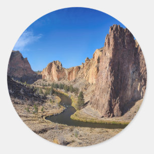 Sticker Rond États-Unis, Oregon, Smith Rock State Park
