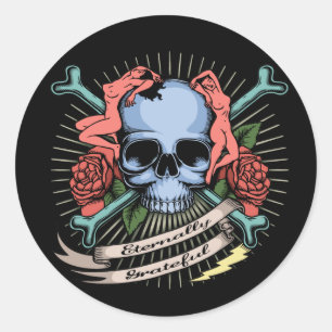 Sticker Rond Éternellement gracieux