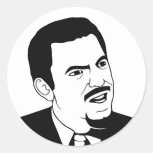 Sticker Rond Êtes vous sérieux