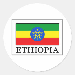 Sticker Rond Éthiopie