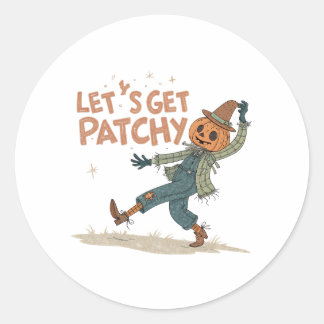 Sticker Rond Étiquettes-cadeaux Halloween pour sacs de friandis