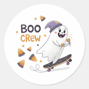 Sticker Rond Étiquettes-cadeaux Halloween pour sacs de friandis