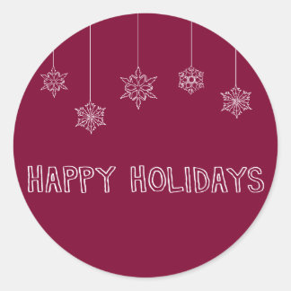 Sticker Rond Etiquettes d'enveloppe