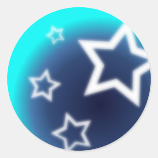 Sticker Rond Étoile brillante