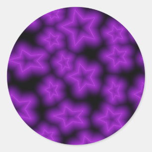 Sticker Rond Étoile de lueur