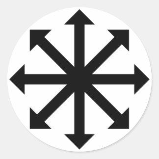 Sticker Rond Étoile du chaos