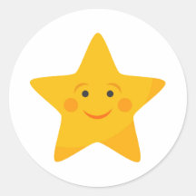 étoile jaune mignonne