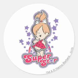 Sticker Rond Étoile superbe de PEBBLES™