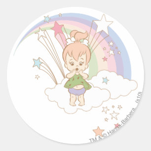 Sticker Rond Etoiles arc-en-ciel PEBBLES™