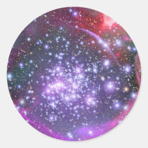 Sticker Rond Etoiles les plus lourdes en Galaxy, Sagittarius