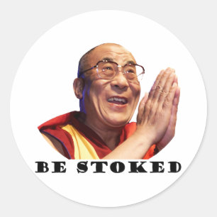 Sticker Rond Être stocké