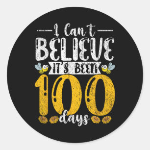 Sticker Rond Étudiant Abee Je Ne Peux Croire Que C'Était 100 Jo