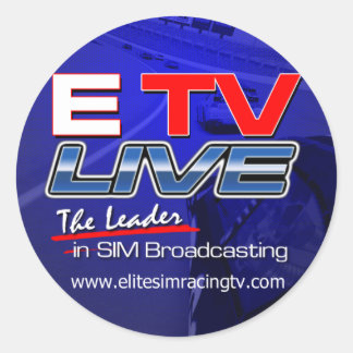 Sticker Rond ETV vivent autour de l'autocollant