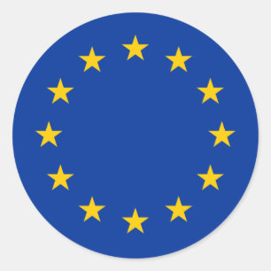 Sticker Rond Europe